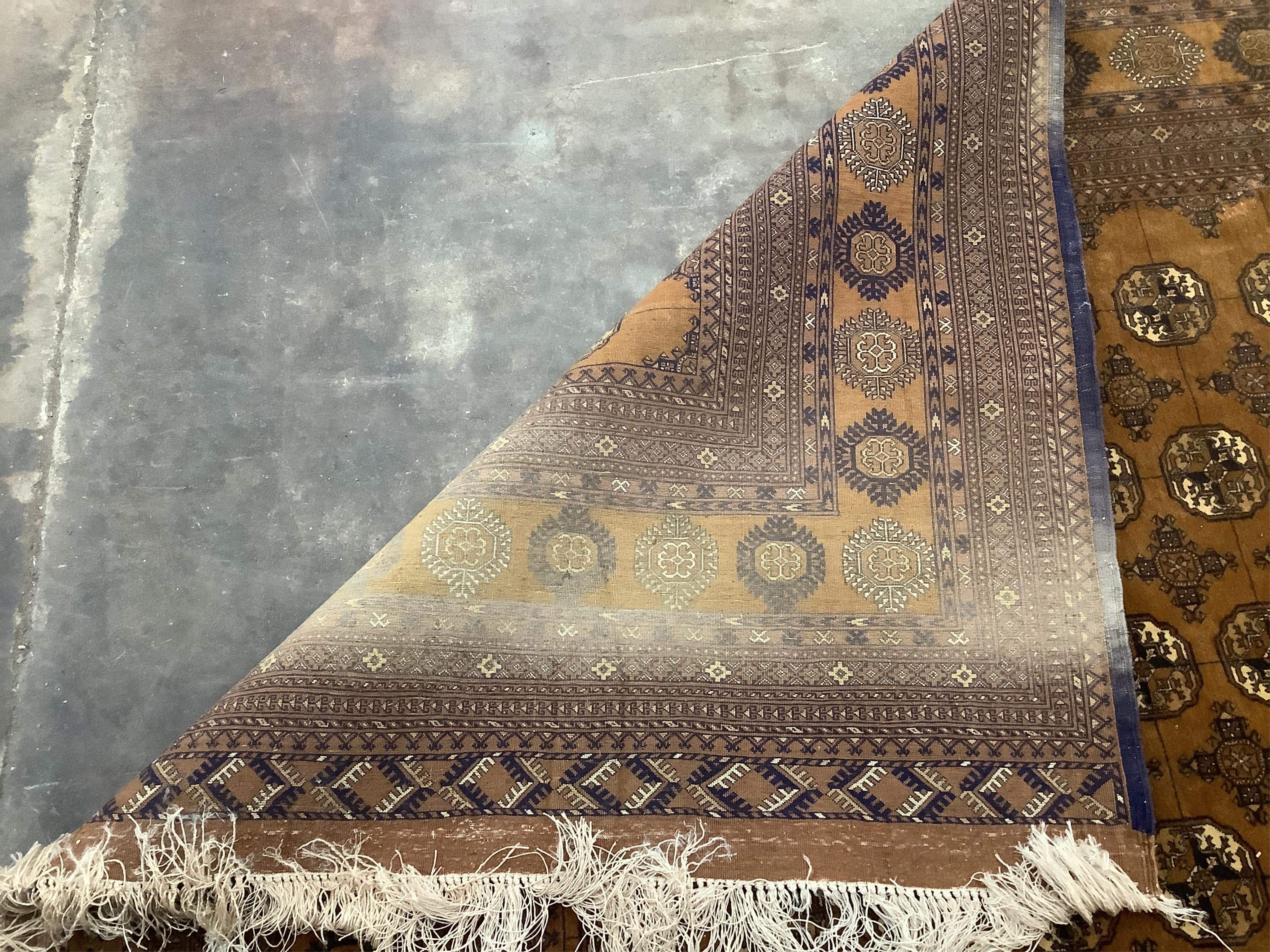 A Bokhara carpet, 310 x 210cm. Condition - fair